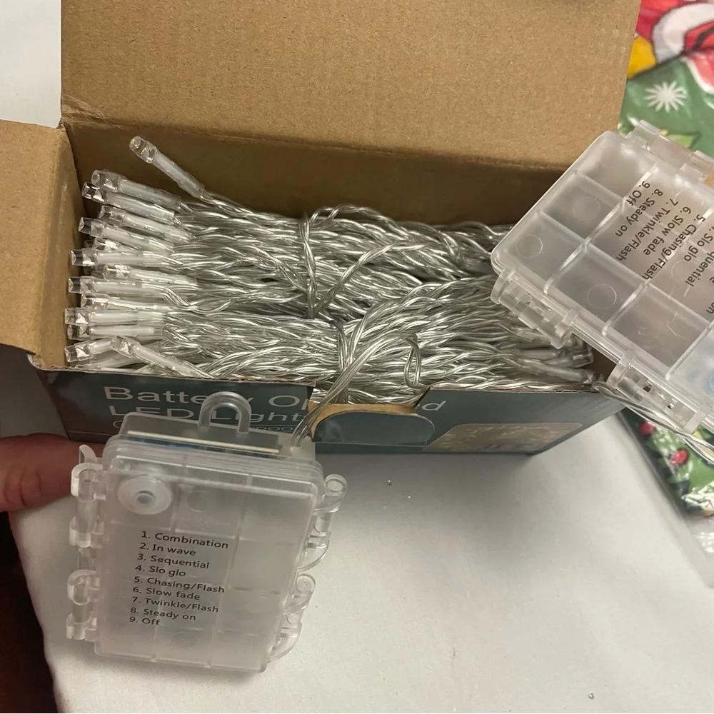 New Indoor/Outdoor Battery Operated LED Lights 36 Feet